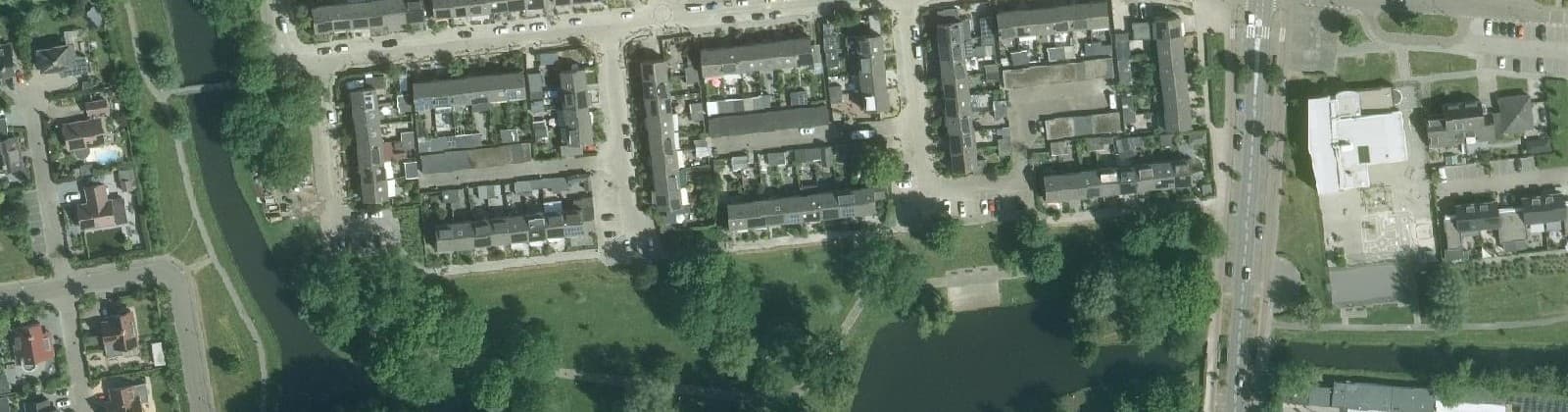 Luchtfoto van Marinebuurt