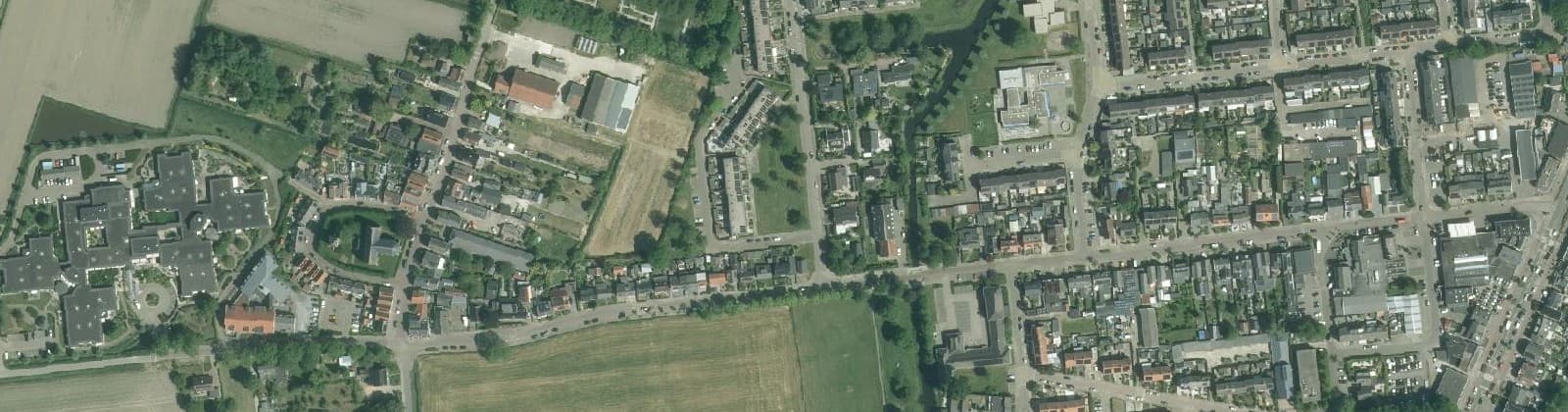 Luchtfoto van Nieuw-Helvoet