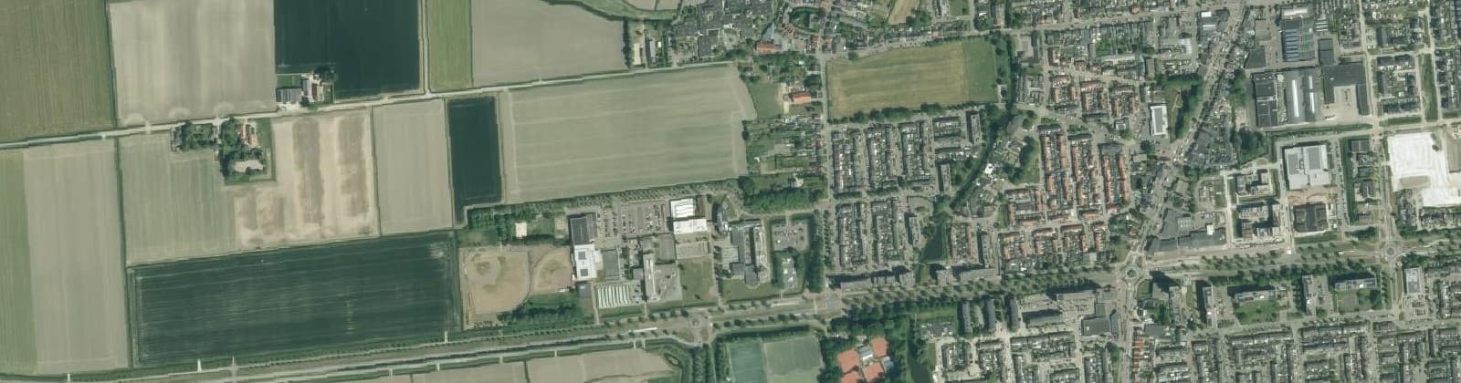 Luchtfoto van Vogelbuurt
