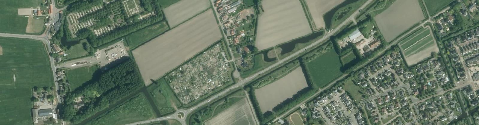 Luchtfoto van 't Lange Land