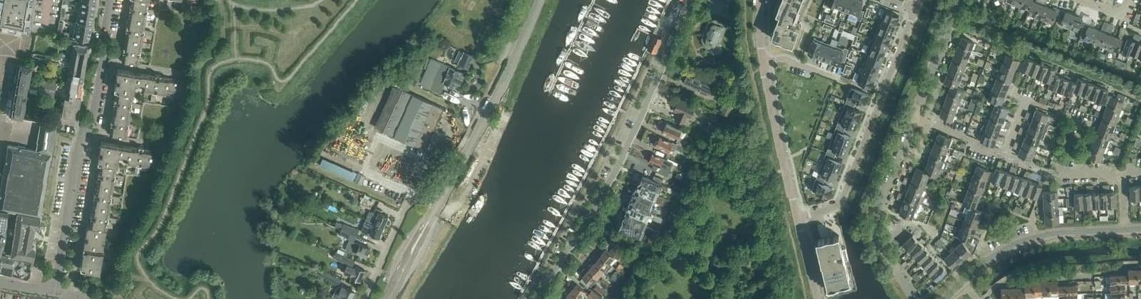 Luchtfoto van Kanaalzicht