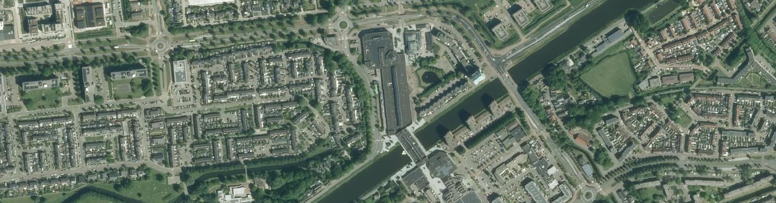 Luchtfoto van Centrumgebied-West