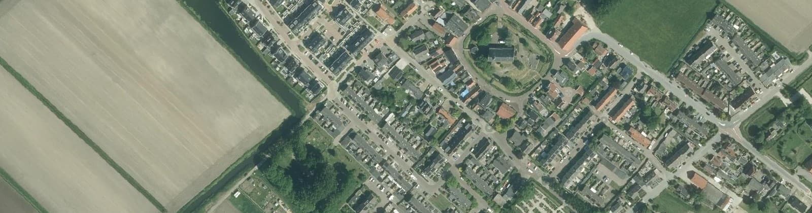 Luchtfoto van Kern Oudenhoorn