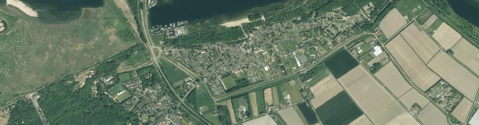 Luchtfoto van Kruiningergors
