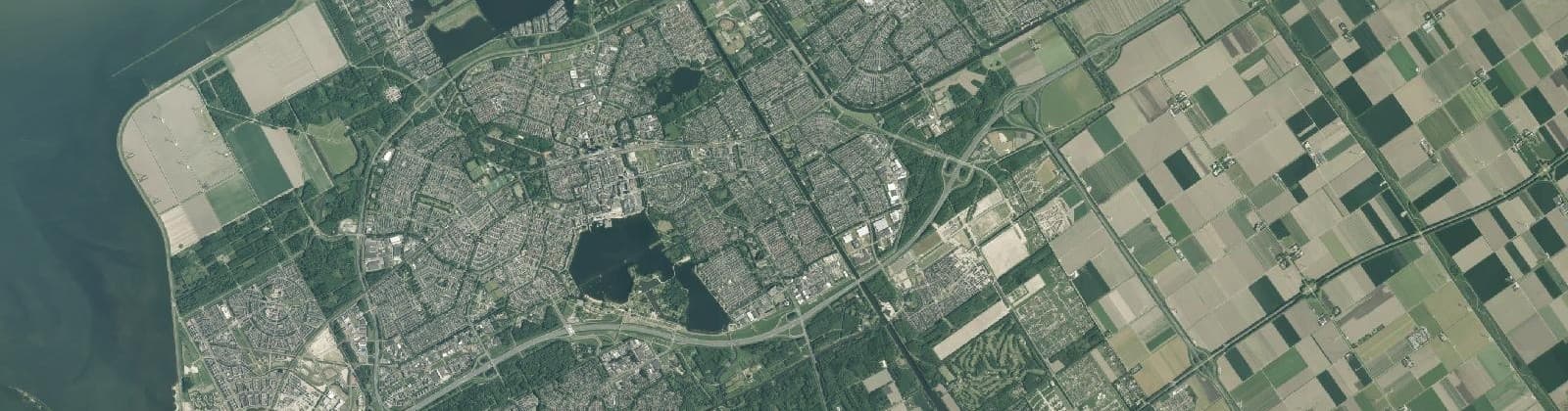 Luchtfoto van Almere