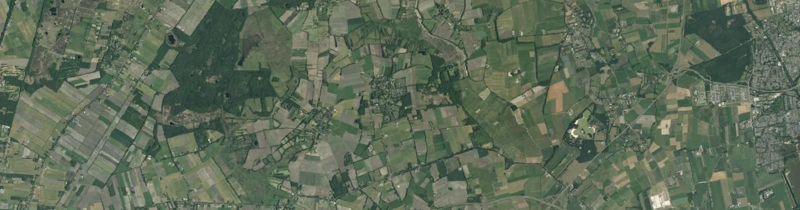 Luchtfoto van Coevorden