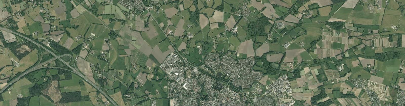 Luchtfoto van Borne