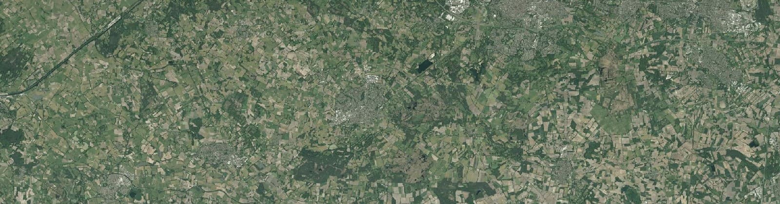 Luchtfoto van Haaksbergen