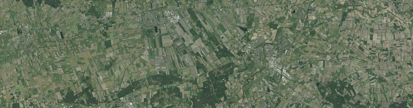 Luchtfoto van Hardenberg