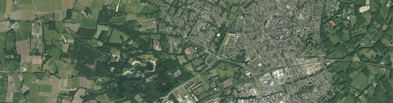 Luchtfoto van Oldenzaal