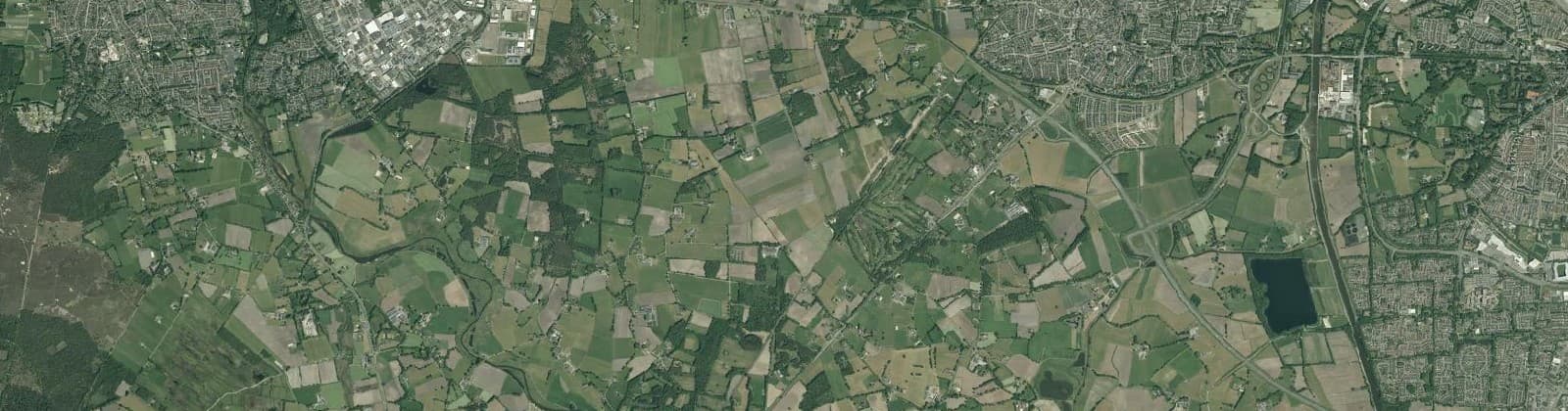 Luchtfoto van Wierden