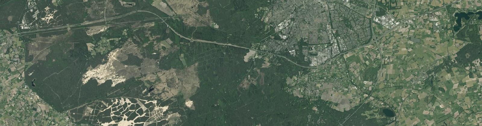 Luchtfoto van Apeldoorn