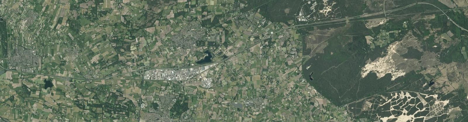 Luchtfoto van Barneveld
