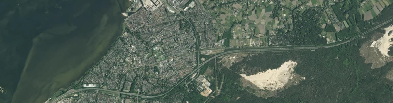 Luchtfoto van Harderwijk