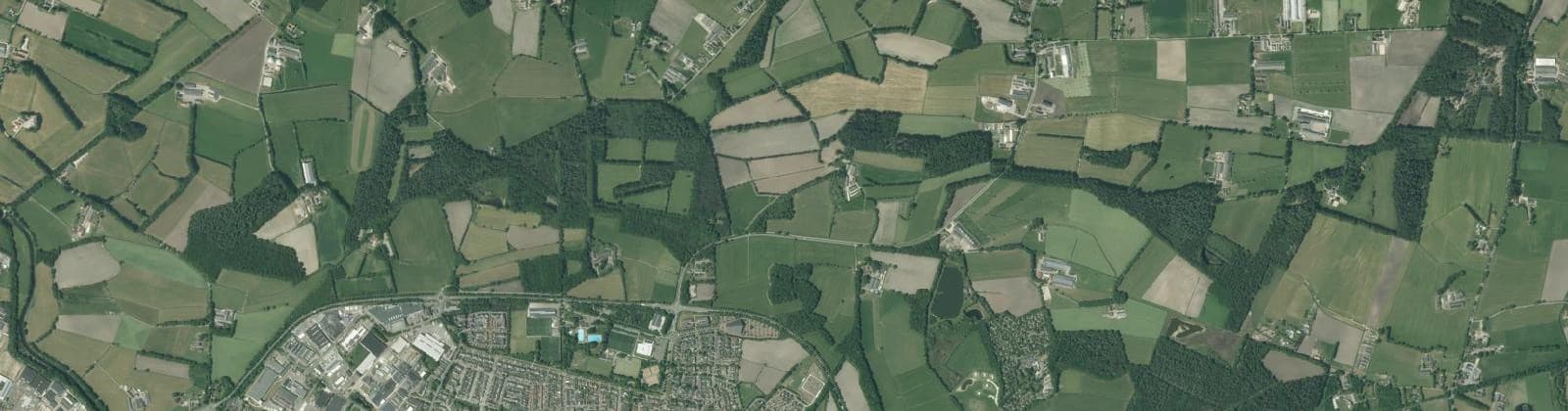 Luchtfoto van Scherpenzeel