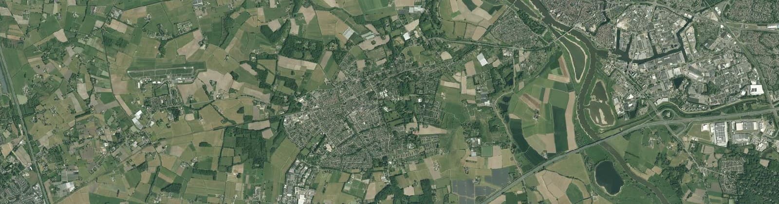 Luchtfoto van Voorst