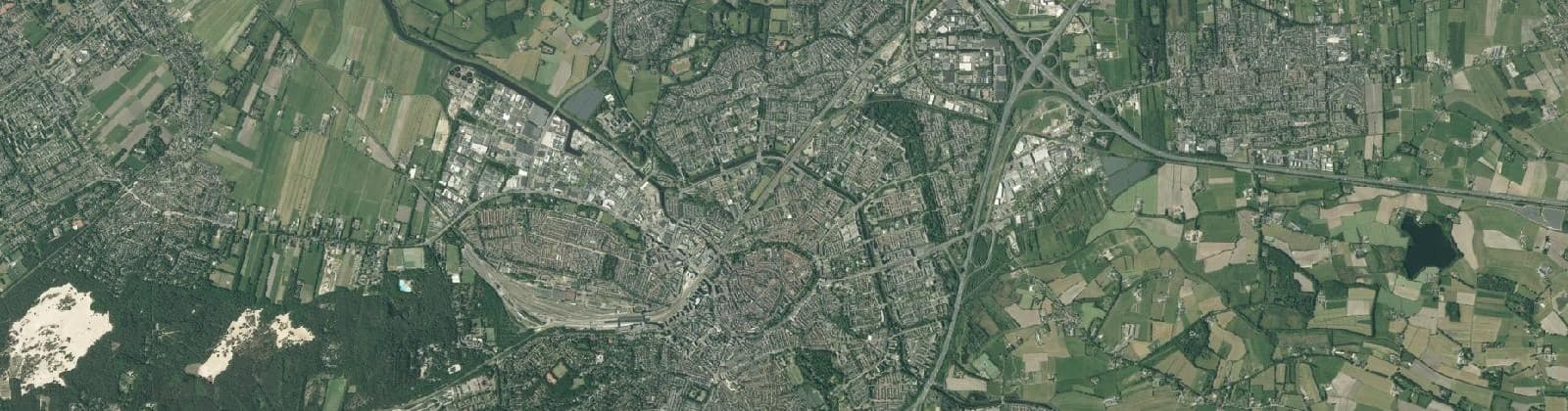 Luchtfoto van Amersfoort