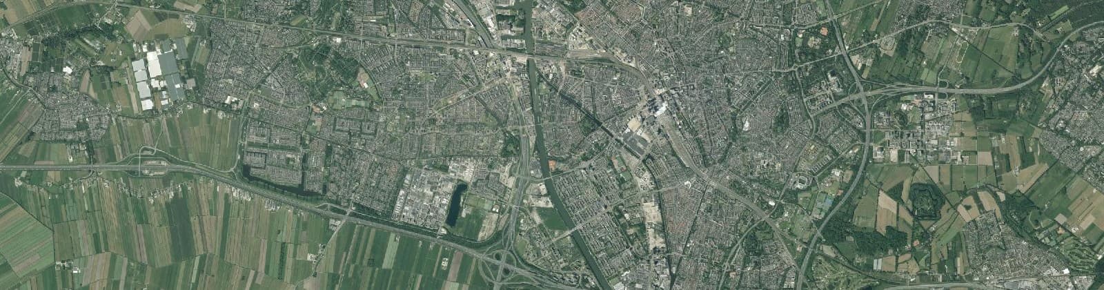Luchtfoto van Utrecht