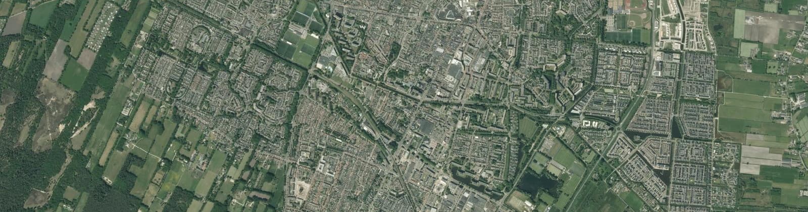 Luchtfoto van Veenendaal