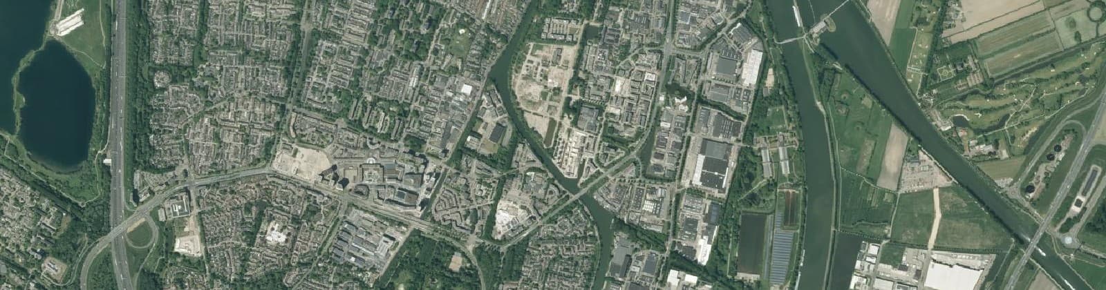 Luchtfoto van Nieuwegein