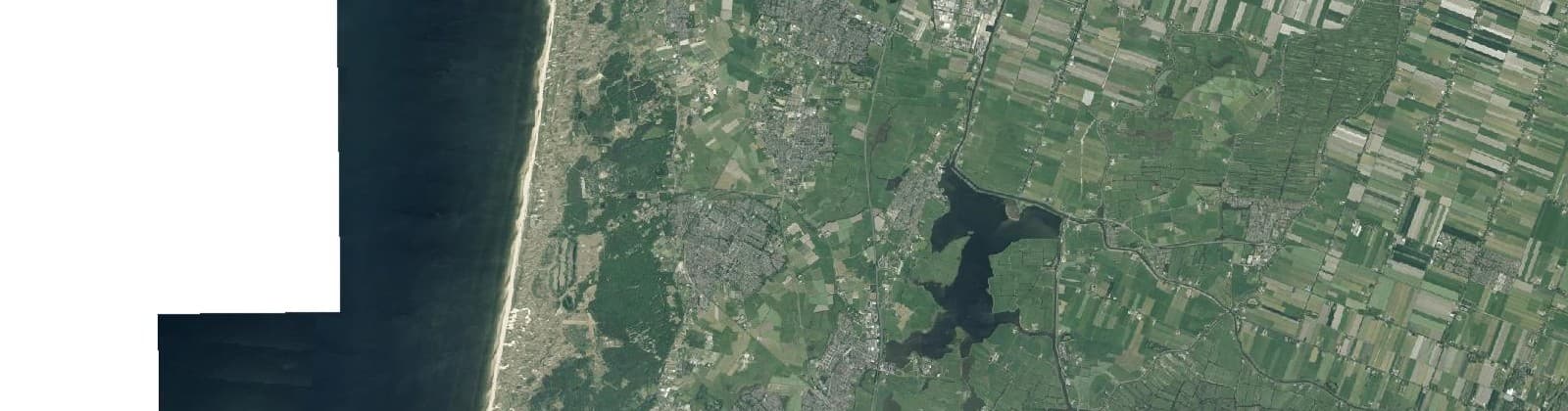 Luchtfoto van Castricum