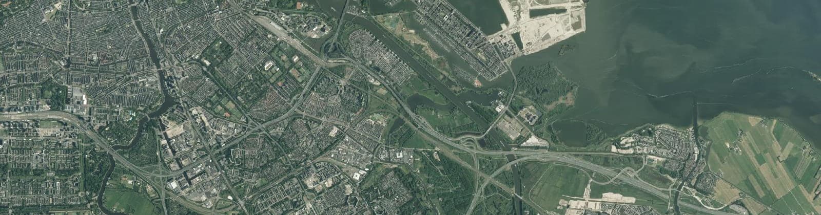 Luchtfoto van Diemen