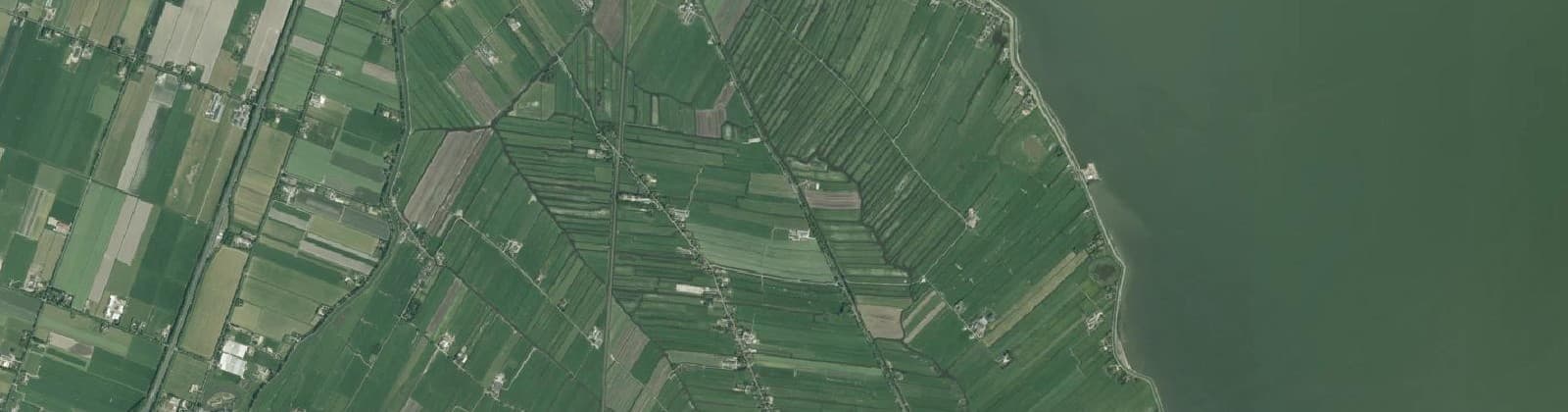 Luchtfoto van Edam-Volendam