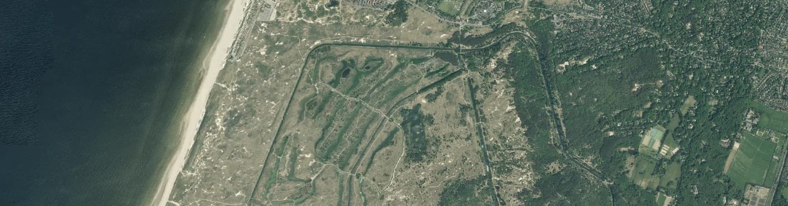 Luchtfoto van Zandvoort