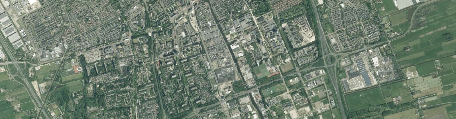 Luchtfoto van Delft