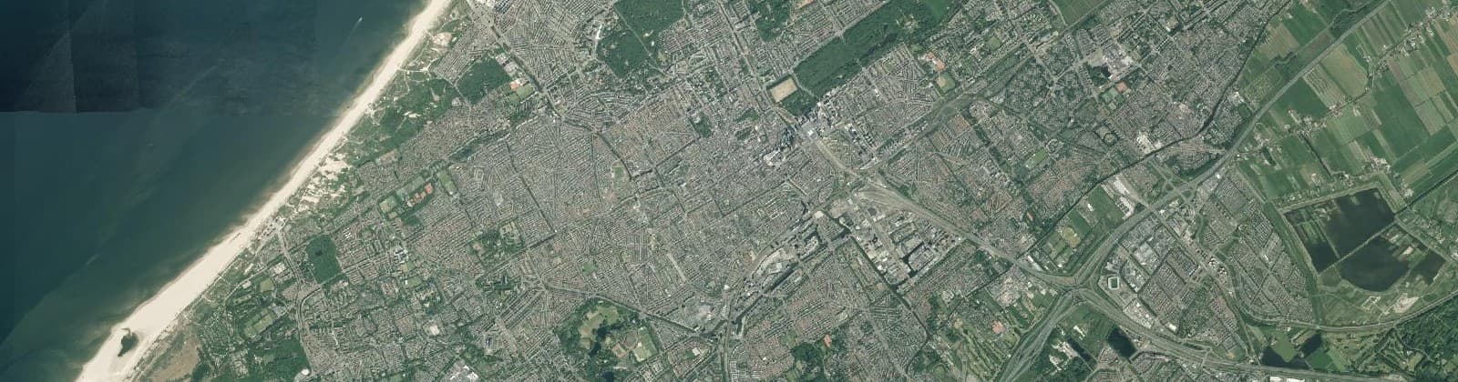 Luchtfoto van 's-Gravenhage