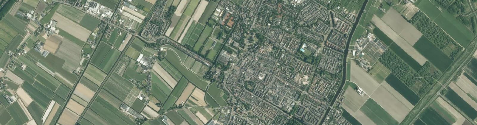 Luchtfoto van Hillegom