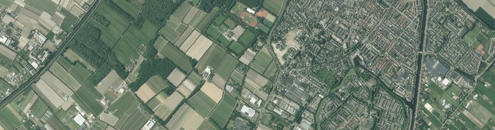Luchtfoto van Lisse