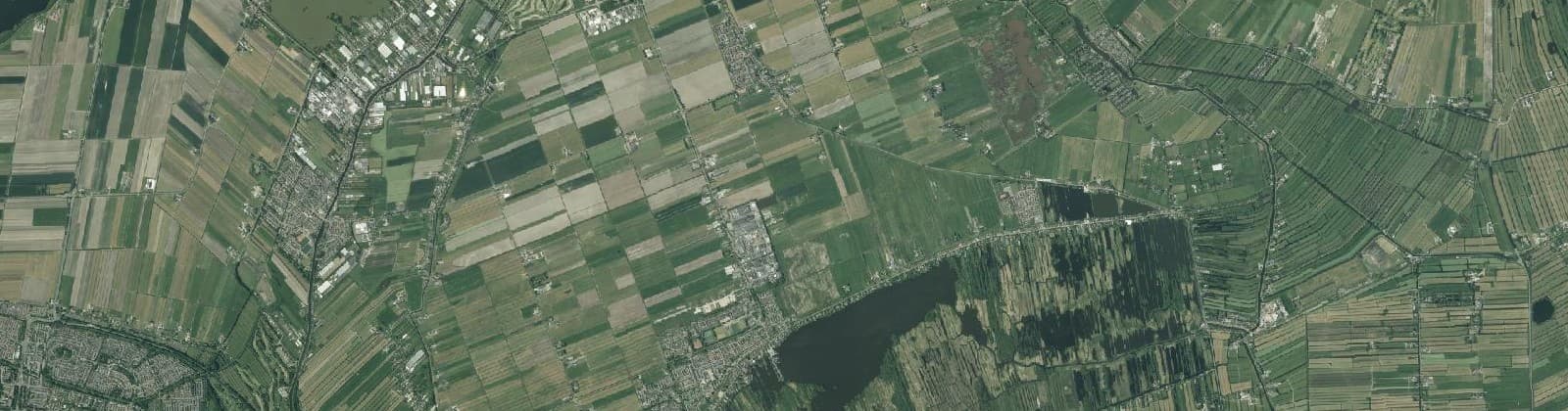 Luchtfoto van Nieuwkoop
