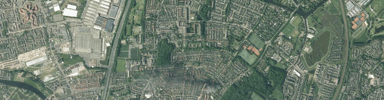 Luchtfoto van Oegstgeest