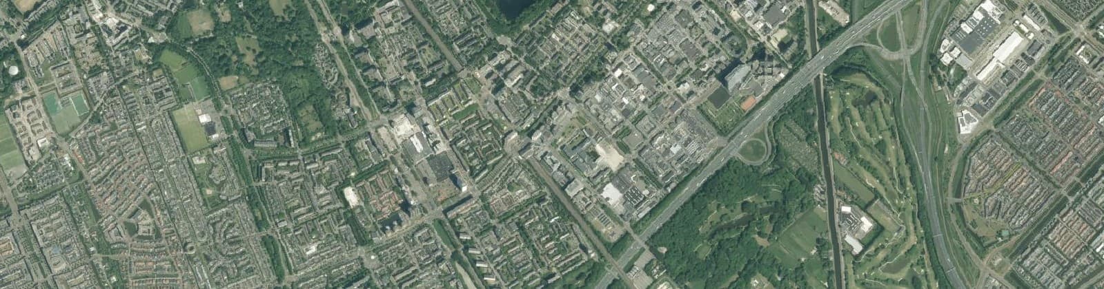 Luchtfoto van Rijswijk (ZH.)