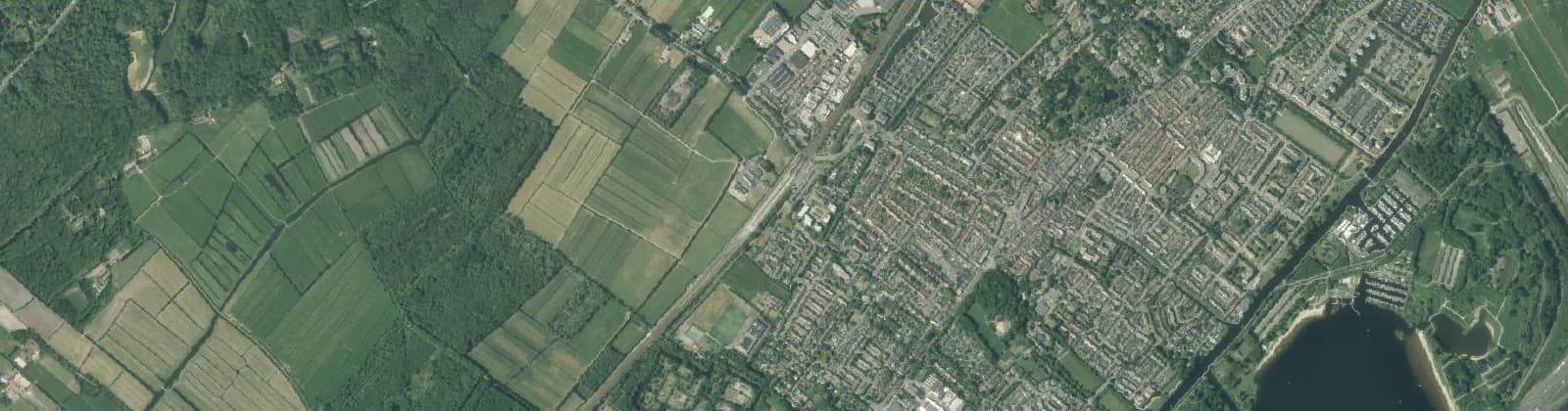 Luchtfoto van Voorschoten