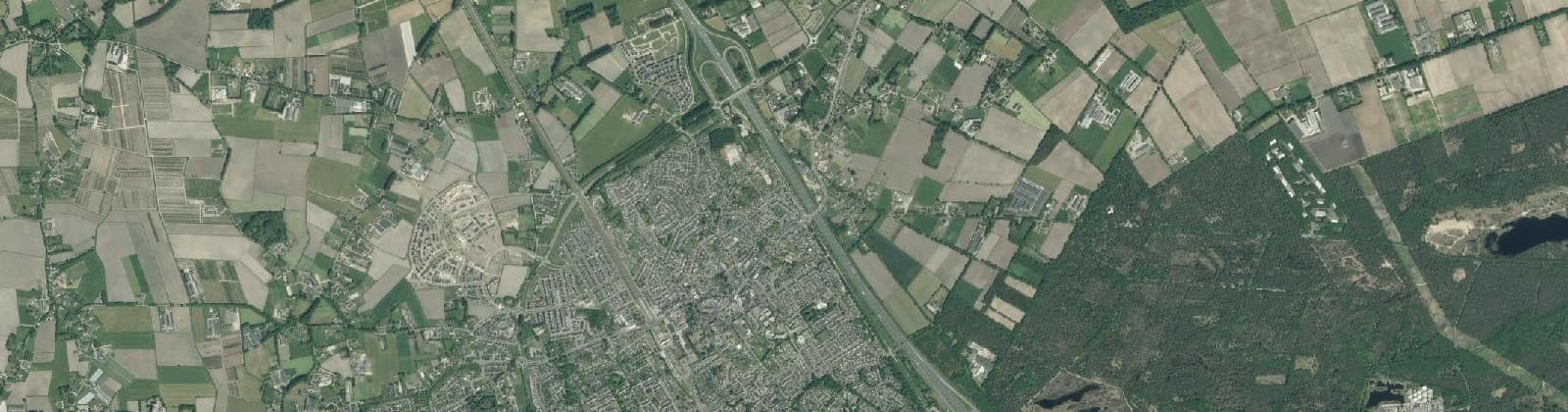 Luchtfoto van Best