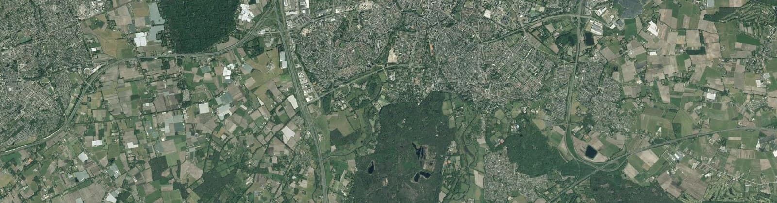 Luchtfoto van Breda