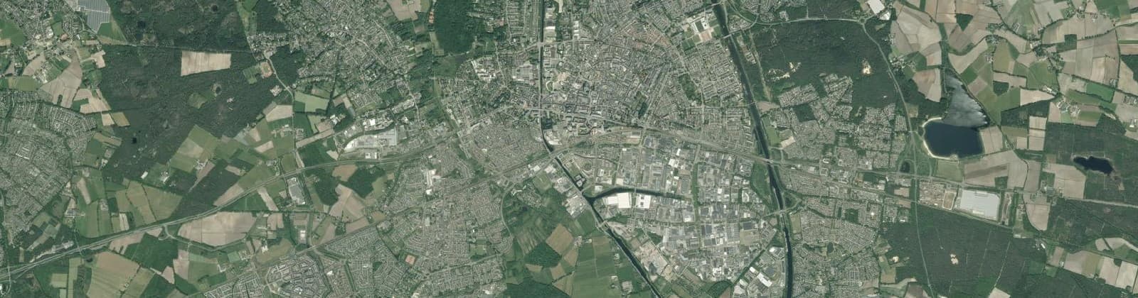 Luchtfoto van Helmond