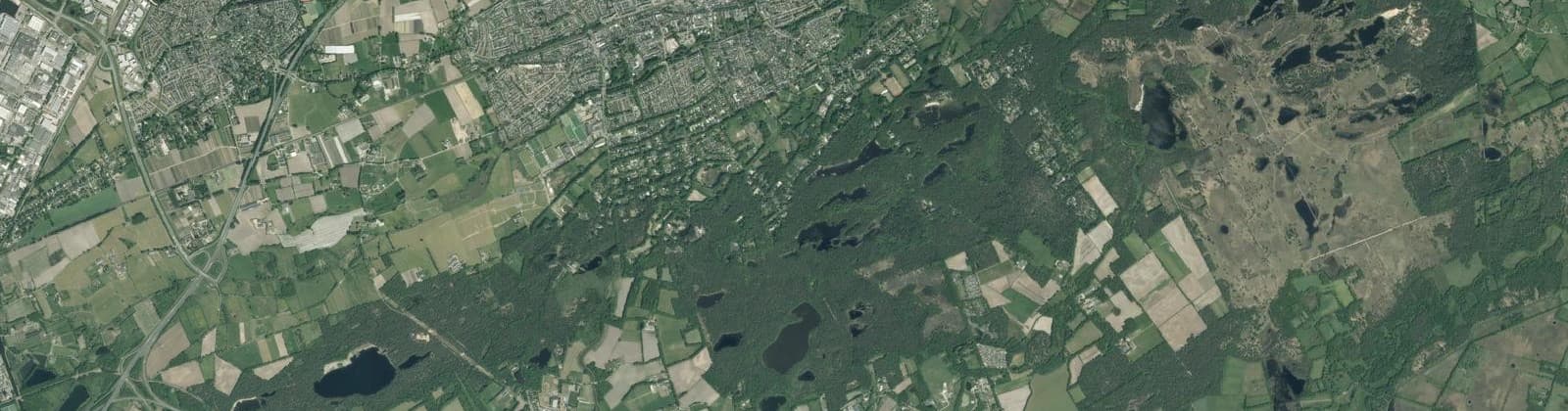 Luchtfoto van Oisterwijk