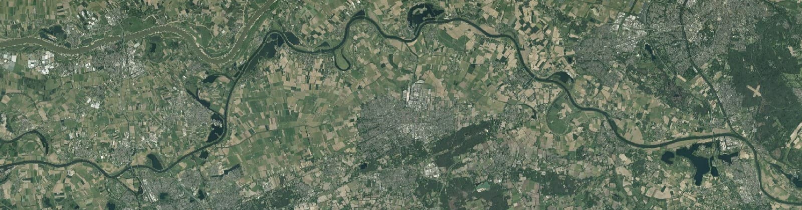 Luchtfoto van Oss