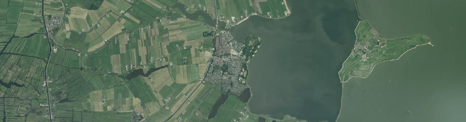 Luchtfoto van Waterland