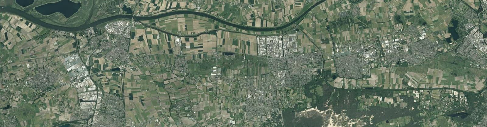 Luchtfoto van Waalwijk