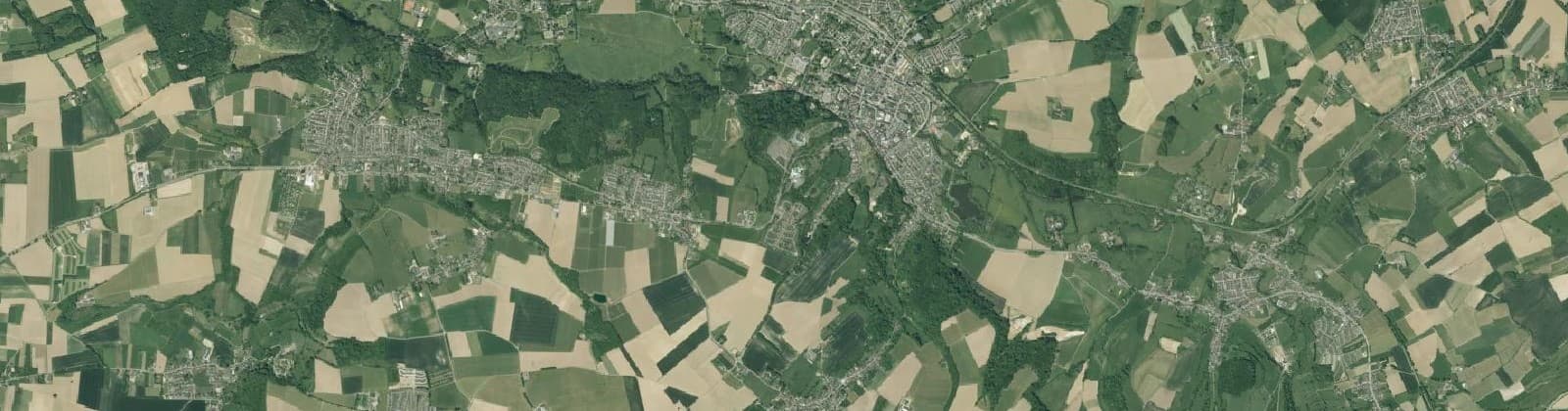 Luchtfoto van Valkenburg aan de Geul