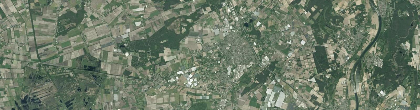 Luchtfoto van Horst aan de Maas