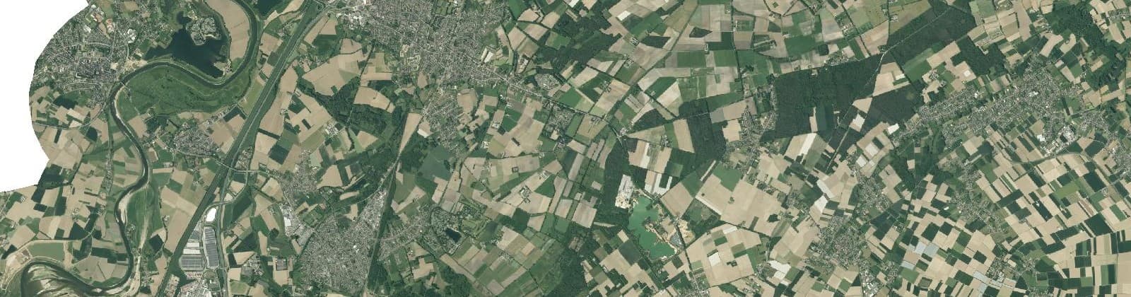 Luchtfoto van Echt-Susteren