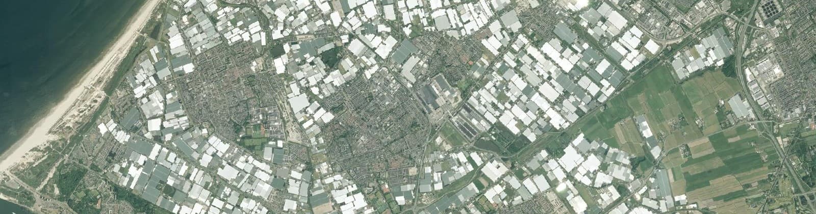Luchtfoto van Westland