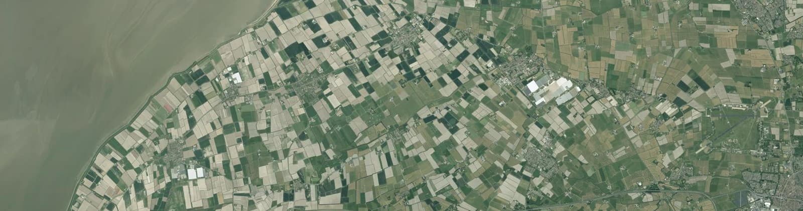 Luchtfoto van Waadhoeke