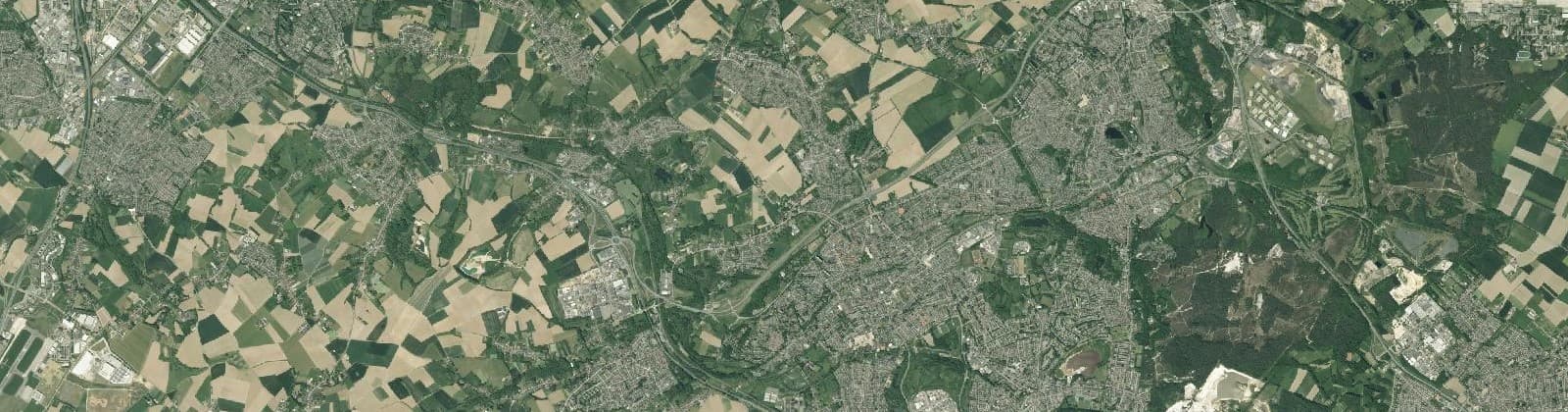 Luchtfoto van Beekdaelen