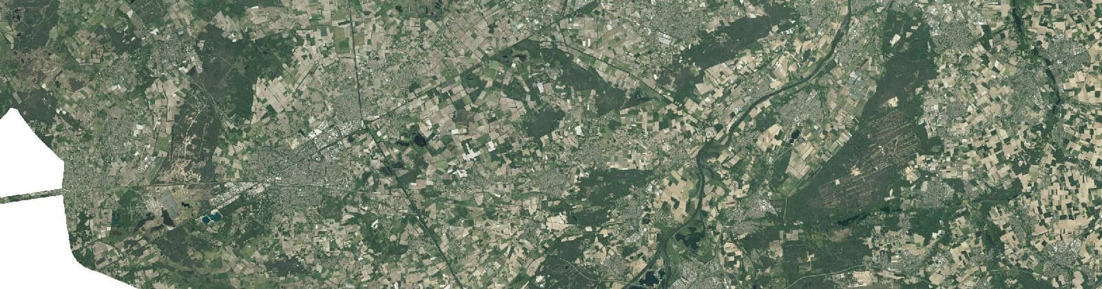 Luchtfoto van Limburg